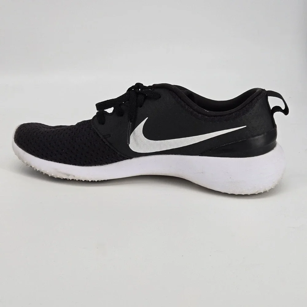 Nike Roshe G Spikeless Golf Shoes Black Metallic White Women's Size 8 CD6066-001